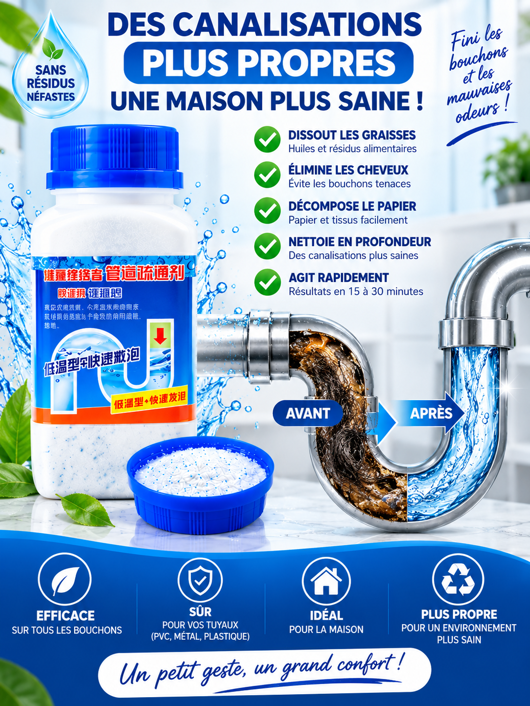 Déboucheur Canalisations Turbo – Retrouver des Évacuations Fluides Rapidement