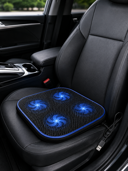 Coussin de siège auto avec ventilateur rafraîchissant