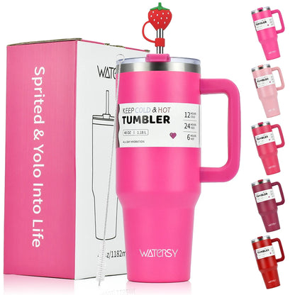 WATERSY™ – Tumbler Isotherme Premium 1,18L | Hydratation Stylée Toute la Journée