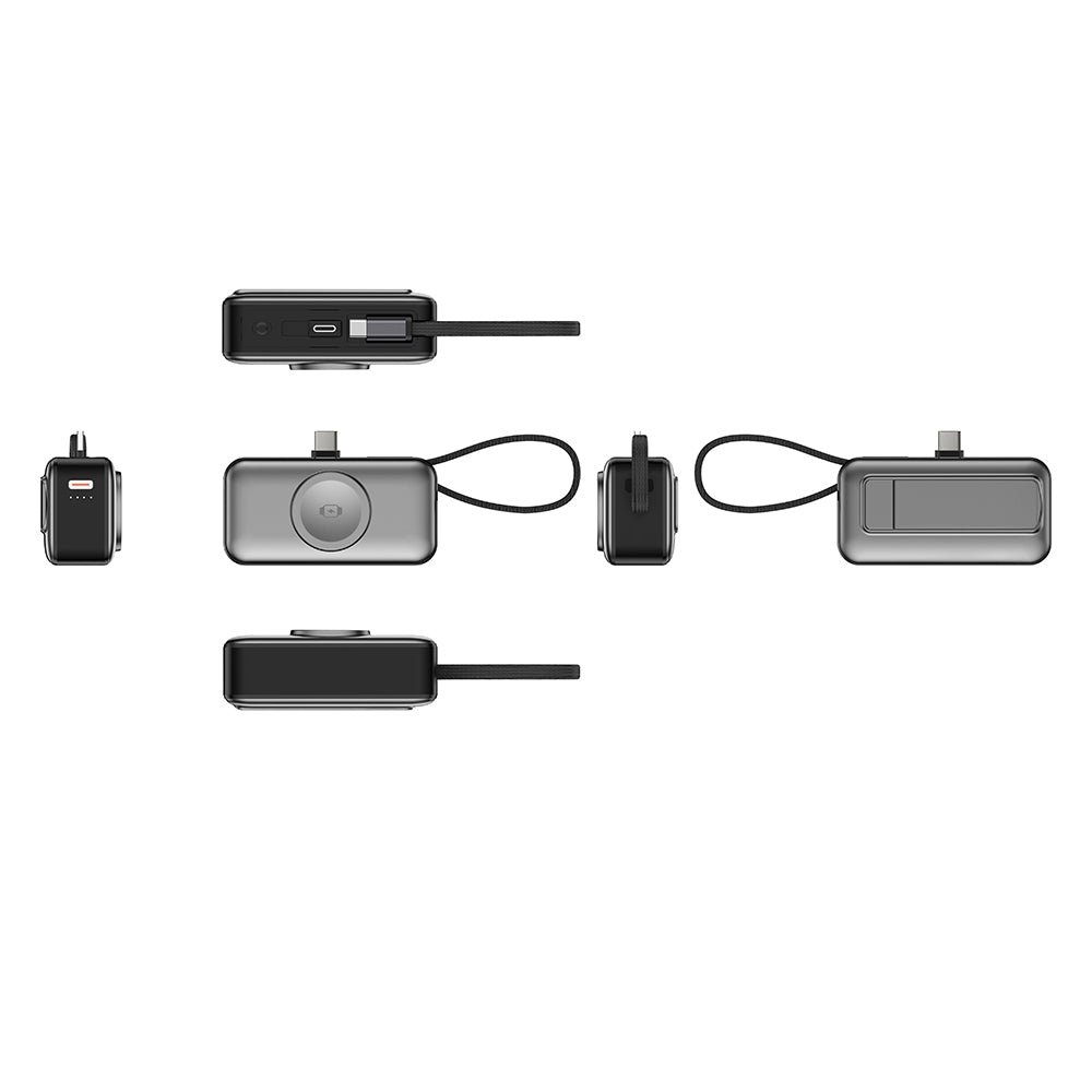 Batterie Externe M-QUEEN 10000mAh avec Chargeur Sans Fil MagSafe et Câble USB-C Intégré