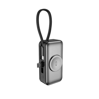 Batterie Externe M-QUEEN 10000mAh avec Chargeur Sans Fil MagSafe et Câble USB-C Intégré