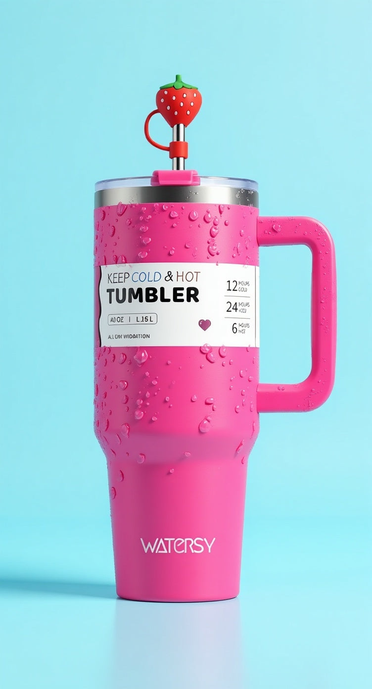 WATERSY™ – Tumbler Isotherme Premium 1,18L | Hydratation Stylée Toute la Journée